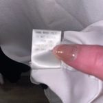 ODDY Satin Button Down Shirt Woman Small Colorblock Classic Chic Batwing Modern Black Photo 4