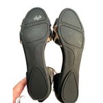 Nine West  Animal Print Cross-Cross Ankle Strap Flat Sandals Women’s Size 7M EUC Photo 4