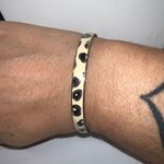 J. Crew Enameled Animal Print Bangle Bracelet‎ Black Photo 1