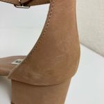 Steve Madden  Irene Tan Suede Ankle Strap Block Heel Dress Sandals Photo 5