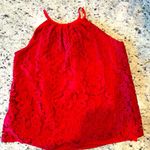 Blue Rain Red‎ Lace Halter Top from  size Small Photo 1