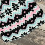 Fuzzy Pajama pants aqua and pink M Size M Photo 3