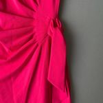 White House | Black Market WHBM sz XS hot pink starburst mini sheath dress NWOT Photo 2