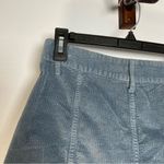 American Eagle  Blue Corduroy Mini Skirt Coastal Cowgirl Preppy Cottage Western 2 Photo 3