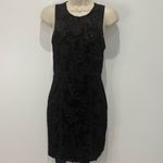 Free People Intimately  Burnout Babe Mini Dress Velvet Black Small Whimsigoth New Photo 5