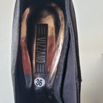 Vizzano Pointed Toe Y2K Heel Womens Shoes Sz 36 Witchy Vampy Rhinestone Glam Black Photo 9