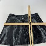 Torn By Ronny Kobo Skirt Womens X Small Black Donie Faux Leather Croc Moto Mini Photo 9