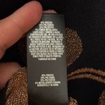 Ted Baker  Uzeniaa Black and Glitter Rose Gold Heart Dress,Size 0,Stretch Photo 10