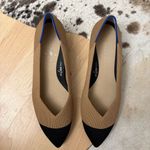 Rothy's ROTHY’S The High Point Wren Captoe Heel Tan Black Size 8 NWOT Photo 1