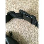 Genuine Leather Fanny Pack Waist Bag Adjustable With Colorful Gemstones Black Photo 1