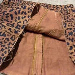 Free People Women's Zip It Up leopard Printed Mini Skirt size 29 waist Photo 7