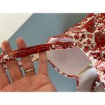 Unbranded womens one piece bathing suit size S red print built in bra Photo 4