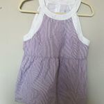 Lauren James Layla Peplum Top in Purple Seersucker Photo 3