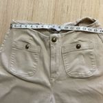 Ophelia Roe Women’s Pants Wide Leg Button Detail Size 16 Beige Photo 4