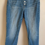Gap Denim Curvy True Skinny Mid Wash Denim Button Fly High Rise Jeans Womens 6P Photo 0