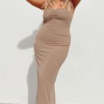 Princess Polly NWT : Charm Strapless Maxi Dress in Brown Photo 0