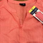 Splendid linen blend top women small coral spring summer lightweight Photo 2