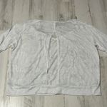 Varley  Marr Tee in Sheer White Open-Back Size Small Photo 5
