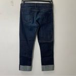 Citizens of Humanity Dani Cropped Straight Leg Cuffed Blue Jeans Size 25 Photo 14