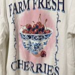 Altar'd State Altar’d State Farm Fresh Cherries Size Medium Crewneck Sweater Cottage Core Photo 5