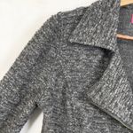 Edgy Textured Womens Moto Jacket Size US M Sparkle Biker Street Urban Together Gray Size M Photo 3