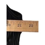 Rachel Zoe  Blouse L Pleated‎ Black Got Witchy Minimalist Dark Academia Glam Luxe Photo 4