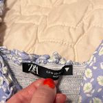 ZARA  Floral print crop Corset top size medium Photo 2