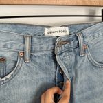 Aritzia Denim Forum 32 Ex Boyfriend Short Cut Off Light Wash Organic Cotton Photo 2