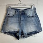 Kancan Woman’s Denim Trendy Chic Preppy High Waisted Short Shorts Size 5 / 26 Blue Photo 0