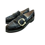 Louise et Cie  Women's Black Patent Leather Slip On Loafer Shoes Size 11 Photo 2