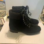Splendid  Sadie Women’s Black Suede‎ Leather Lace Up Boots Size 7.5 New No Box Photo 10