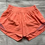 Lululemon  Hotty Hot Short II Long 4" Sunset Orange Women Size 4 Photo 0