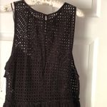 ZARA New  Eyelet Sleeveless mini dress, Size Small Photo 4