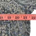 Frye  Floral Tassel Tie Gauze Blouse-Tunic Sz XL Country Cottage Cowgirl Boho Y2K Photo 10