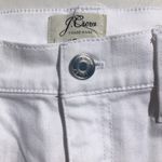 J.Crew white frayed Denim skirt size 29P … Photo 4