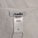 ANDIE NWT Maxi Wrap Dress Coconut (Off-White) Sleeveless V-Neck Tie Waist M Photo 6