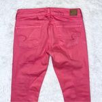 American Eagle  Stretch Women’s Pink Garment Dyed Low Rise Skinny Jeans 4 Regular Photo 5
