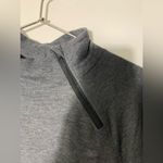 Cuddl Duds , gray, long sleeve ,midi, zip neck, mock turtleneck dress. XL Photo 2