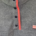 Columbia  PFG Snap Fleece Jacket Sweatshirt‎ Heathered Blue with Red Check Size M Photo 3