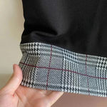 Tommy Hilfiger Black Zippered Short Sleeve Crew Neck Mini Evening Sheath Dress Photo 7