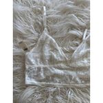 Aerie White Paisley Lace Longline Bralette Size Medium Photo 5