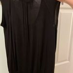 🔵 Women’s Black sleeveless tunic top size Small Photo 7