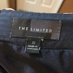 The Limited  Navy/Pink Floral Shark-bite hem skirt Photo 1