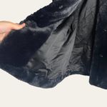 Jeno Neuman Vintage Collection Black Plush Faux Fur Coat Size Large Photo 5