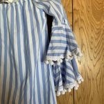 Vava by Joy Han  Womens Size XS Multicolor Stripe Off The Shoulder Blouse Top Photo 2