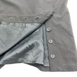 Nanette Lepore Black Pencil Skirt w/Front/Back Slits that Button Closed/Open-10 Photo 8