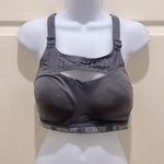 Victoria's Secret Victoria Sport Gray Racerback Mesh Cut Out Padded Sports Bra Photo 0