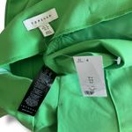 Topshop  pintuck high waist dress pants trousers bright kelly green NWT Photo 10