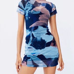 With Jean  Sami In Orchard Mesh Floral Dress Size XS Photo 0