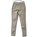 easel  small tan drawstring skinny pants with zipper on leg 10" rise 26.5" inseam Photo 1